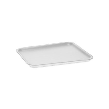 Pactiv Pactiv, SUPERMARKET TRAY, #8S, 1-COMPARTMENT, 10 X 8 X 0.65, WHITE, 500PK 0TF108S00000